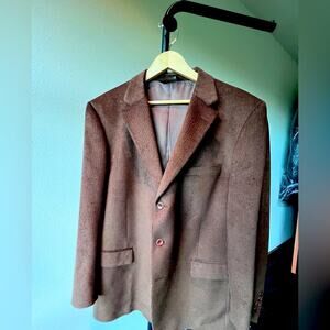 JoS Bank Men’s Brown Corduroy Blazer Sportcoat - 46R/XL